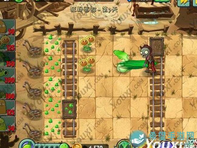 植物大战僵尸2狂野西部第14关通关技巧！教你轻松搬砖攻略大放送