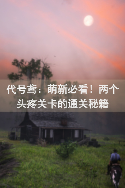 代号鸢：萌新必看！两个头疼关卡的通关秘籍